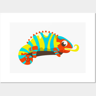 Panther Chameleon Posters and Art